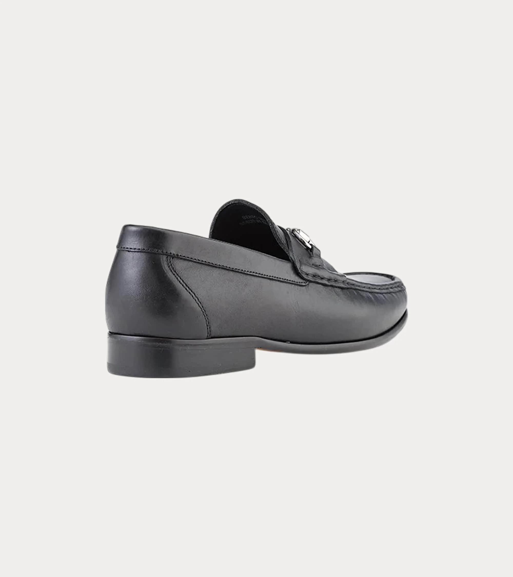 Berto Moccasin In Black Leather - Image 4