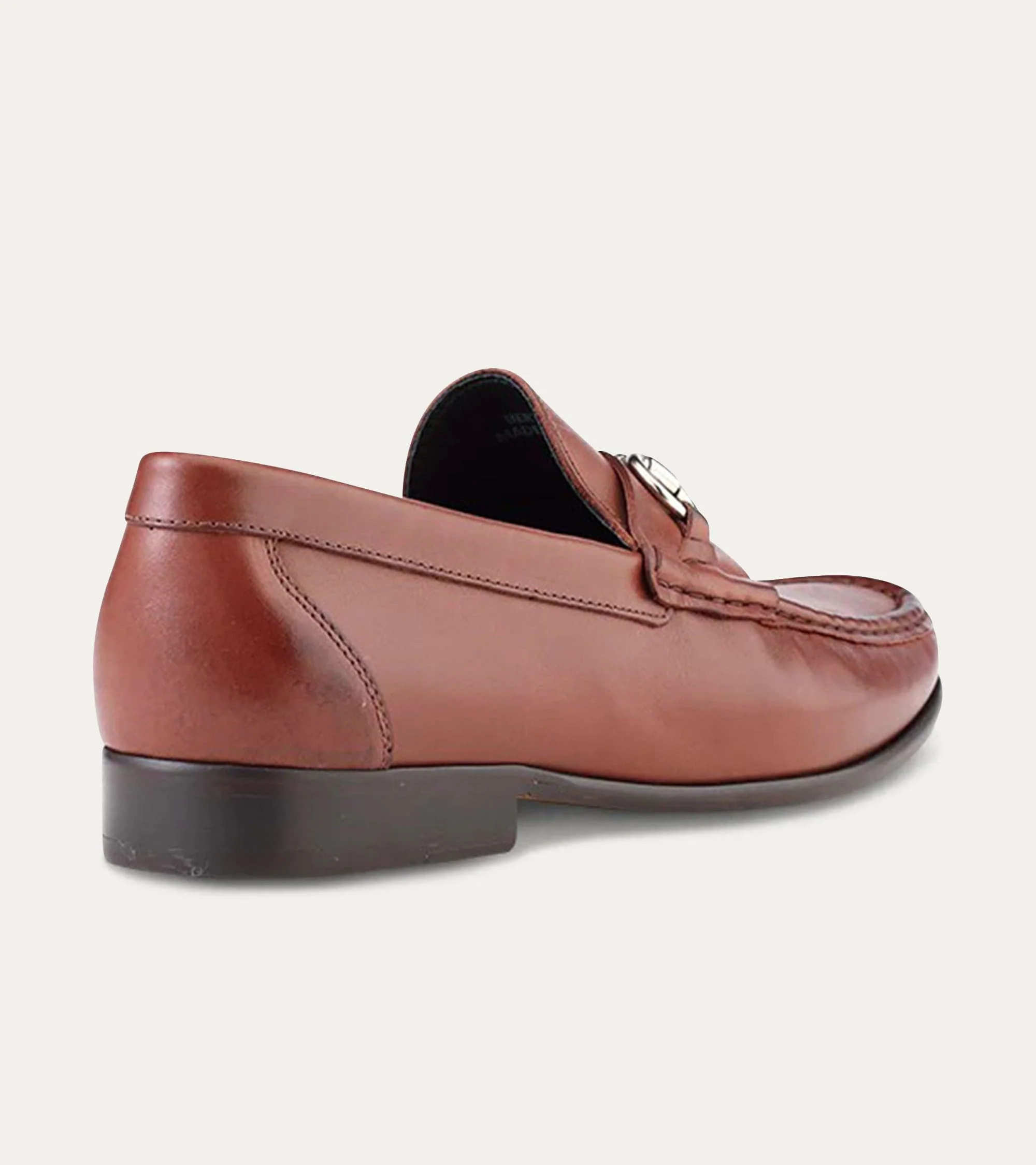 Berto Moccasin In Brown Leather - Image 3