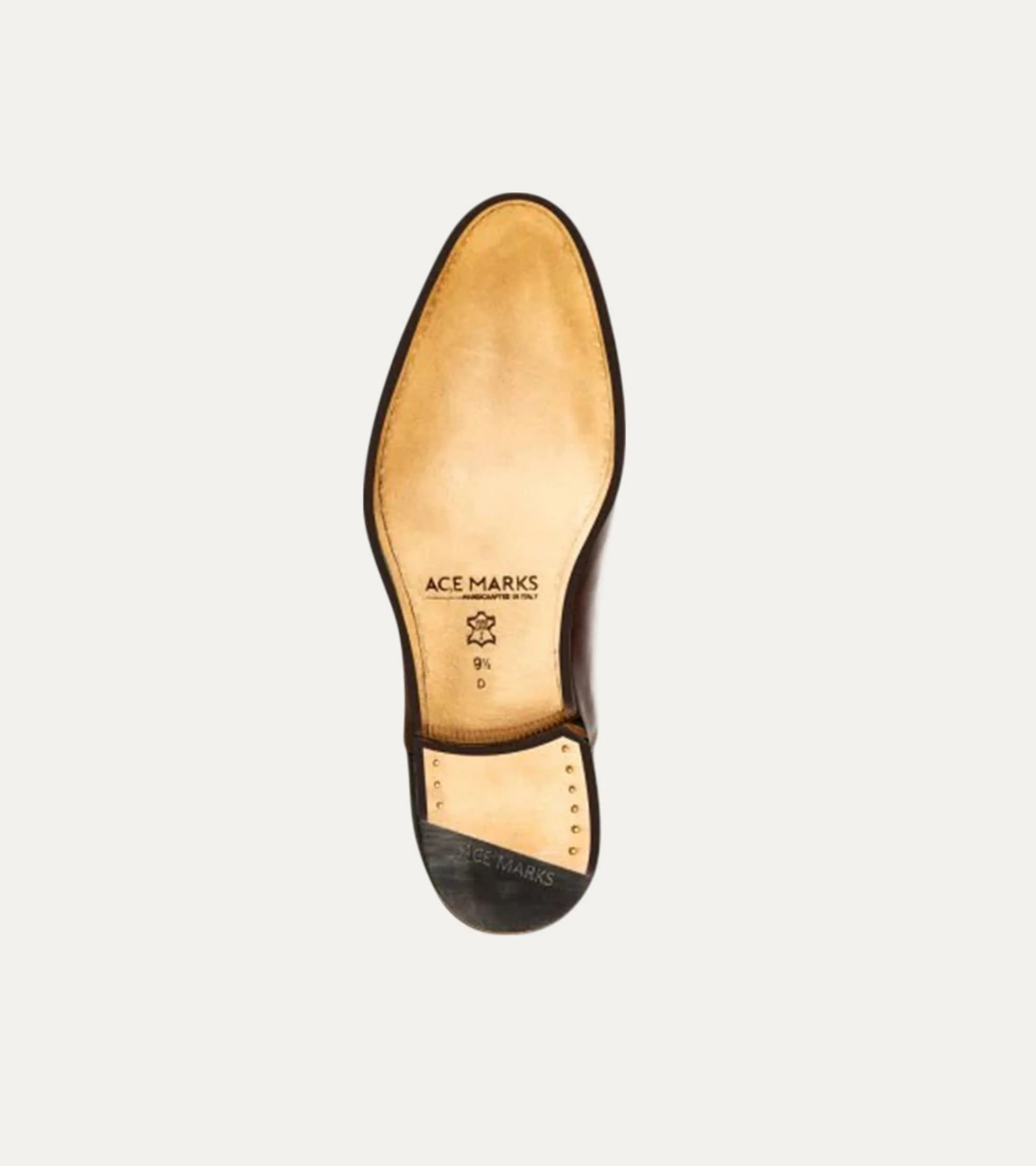 Cap Toe Oxford Brown Antique Leather - Image 6