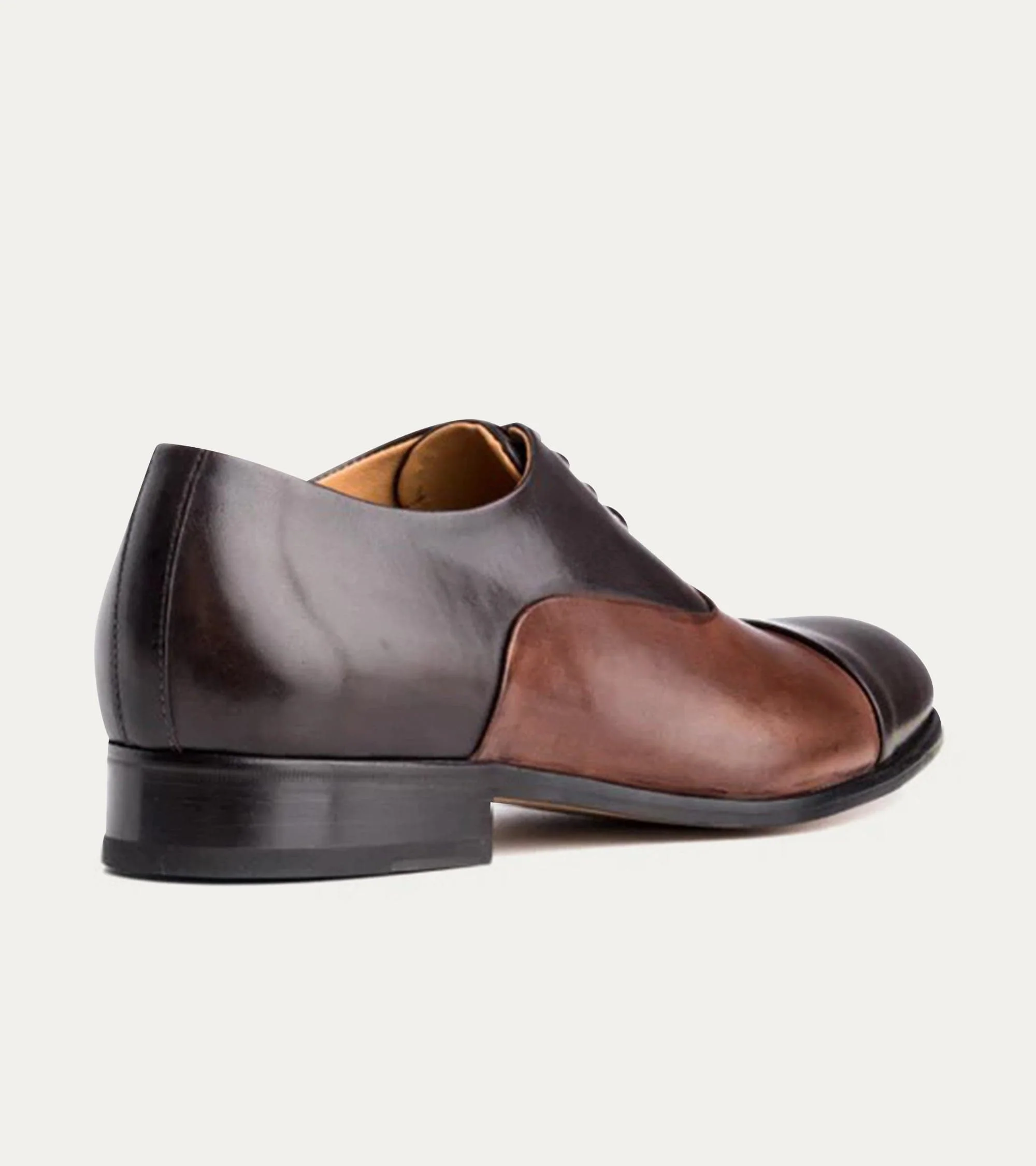 Cap Toe Oxford Brown & Brown Antique - Image 3