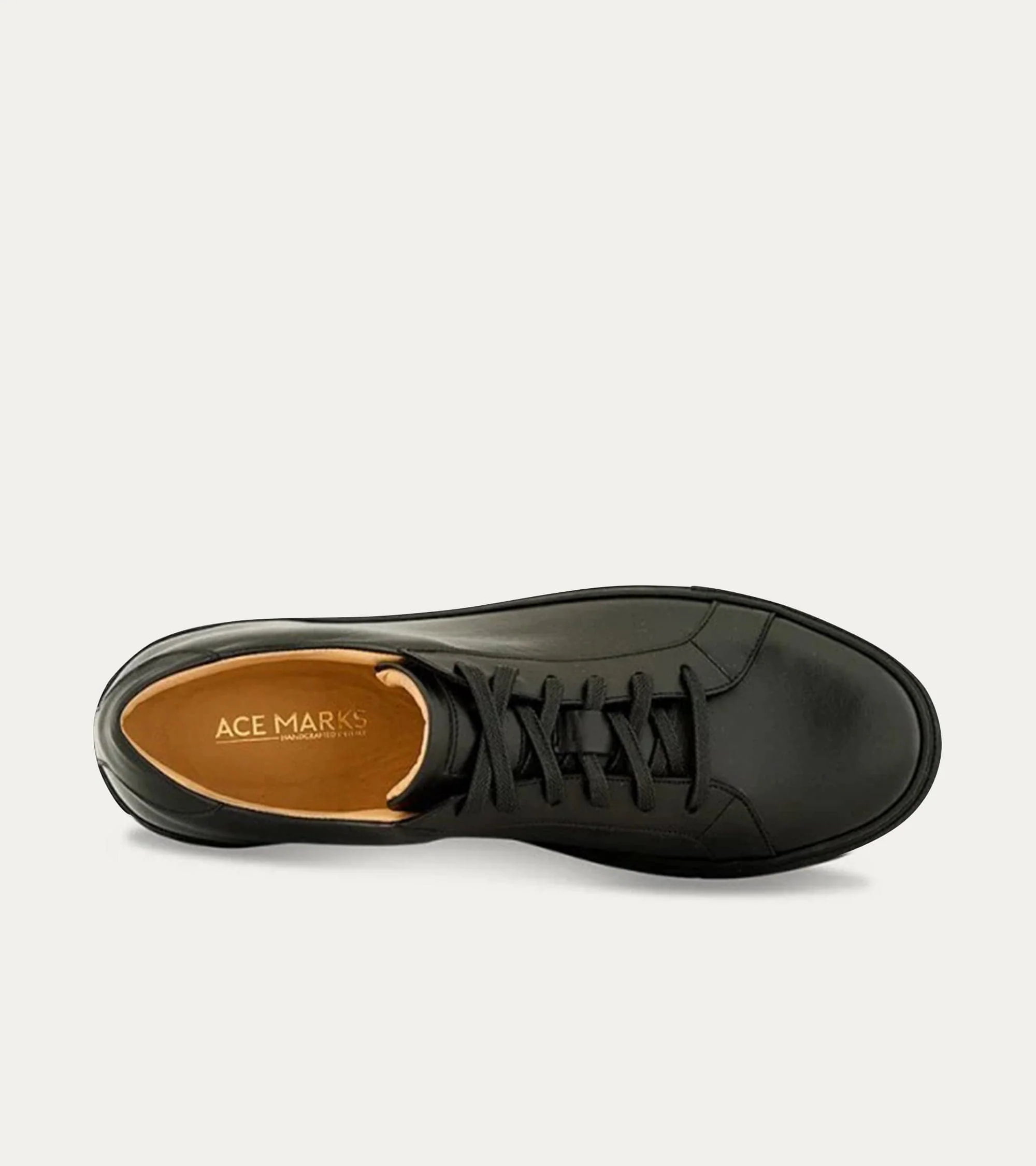 Dress Sneakers In Black With Black Outsole - Image 4
