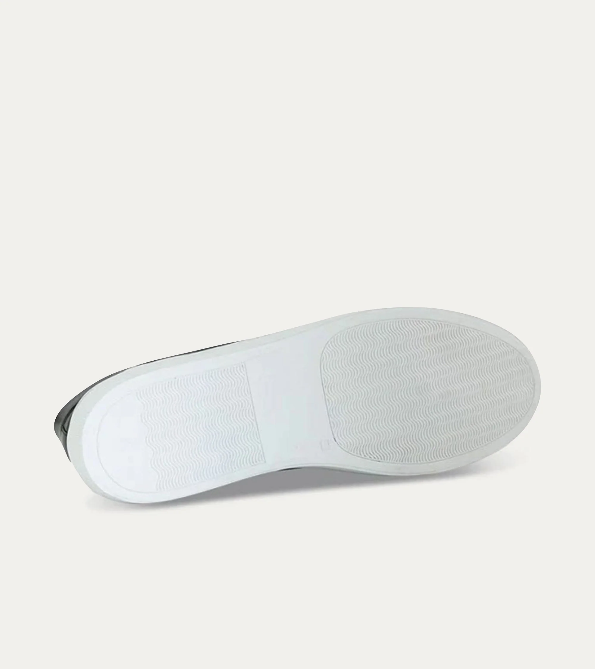 Dress Sneakers In Black With White Outsole - Image 4