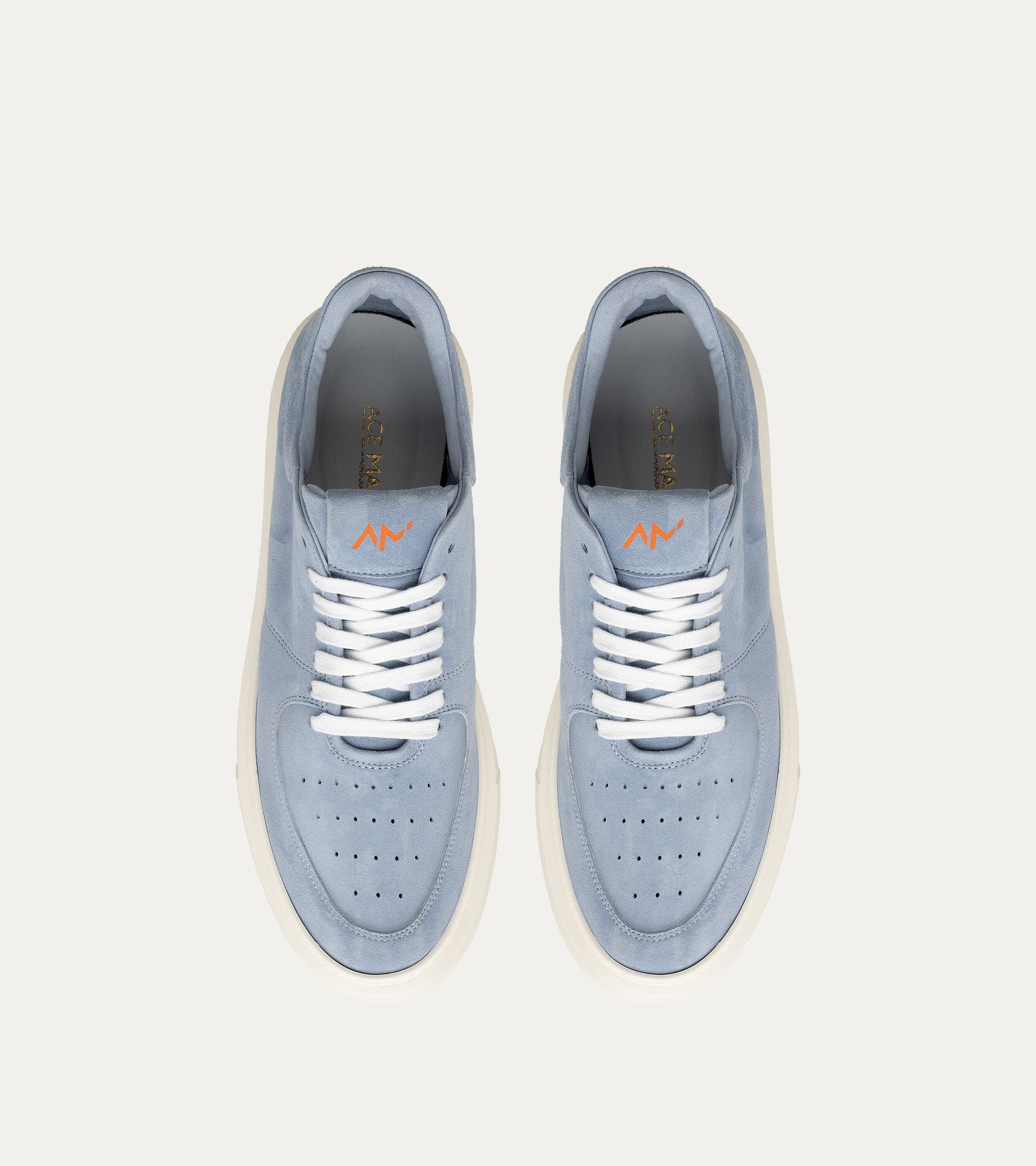 Lightweight Travel Sneaker in Light Blue Suede - Image 3