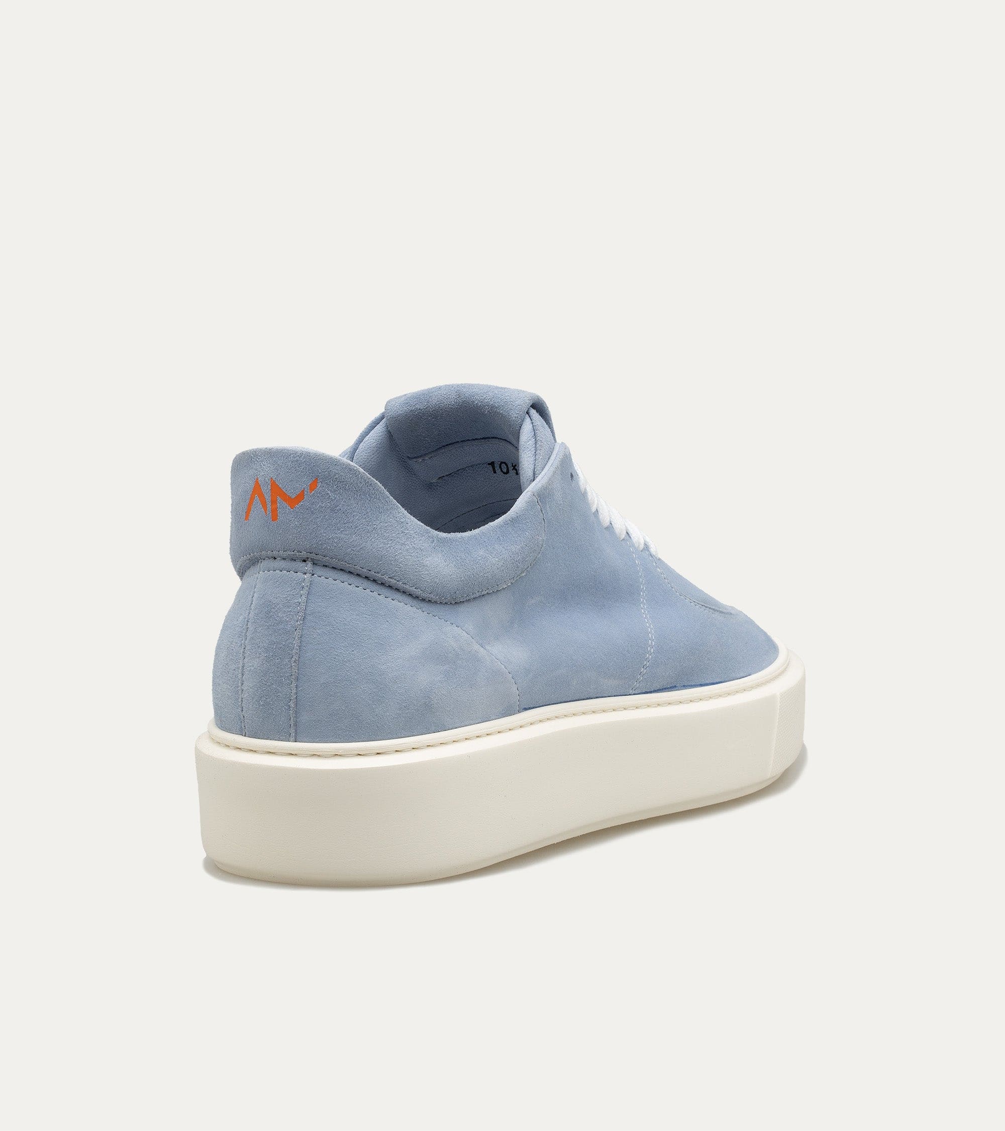 Lightweight Travel Sneaker in Light Blue Suede - Image 4
