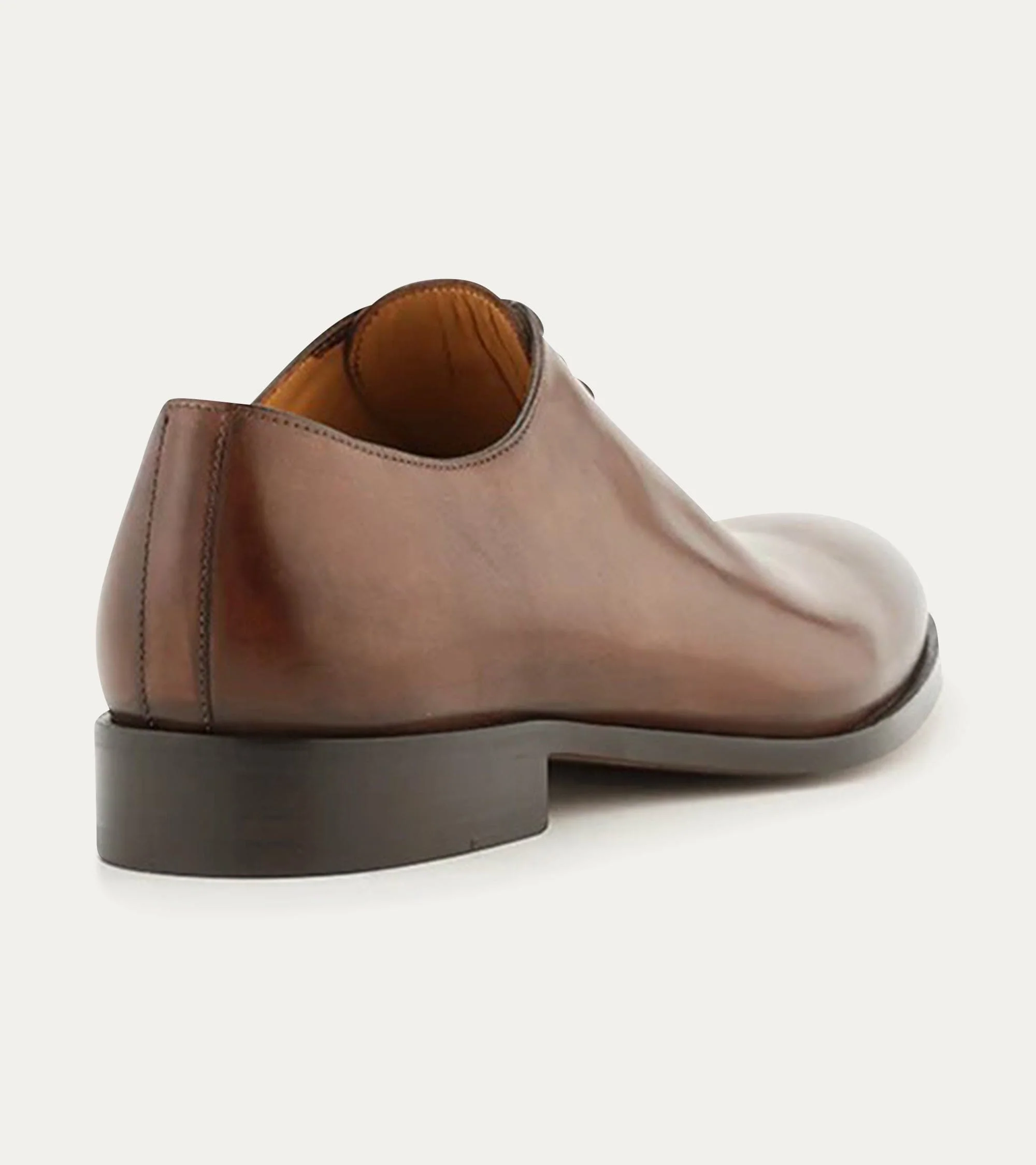 Wholecut Oxford Plain Toe Brown Antique - Image 4