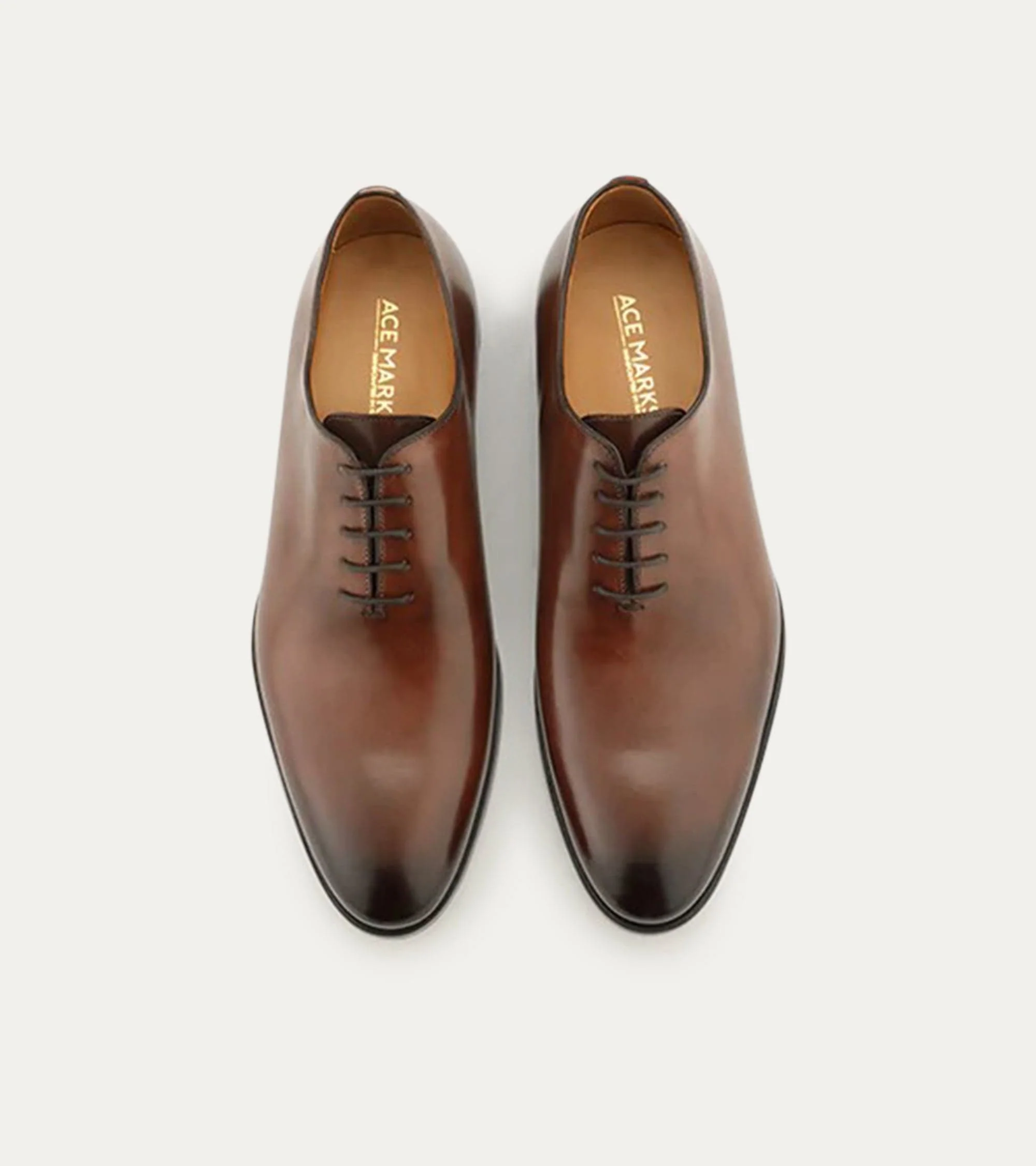 Wholecut Oxford Plain Toe Brown Antique - Image 5