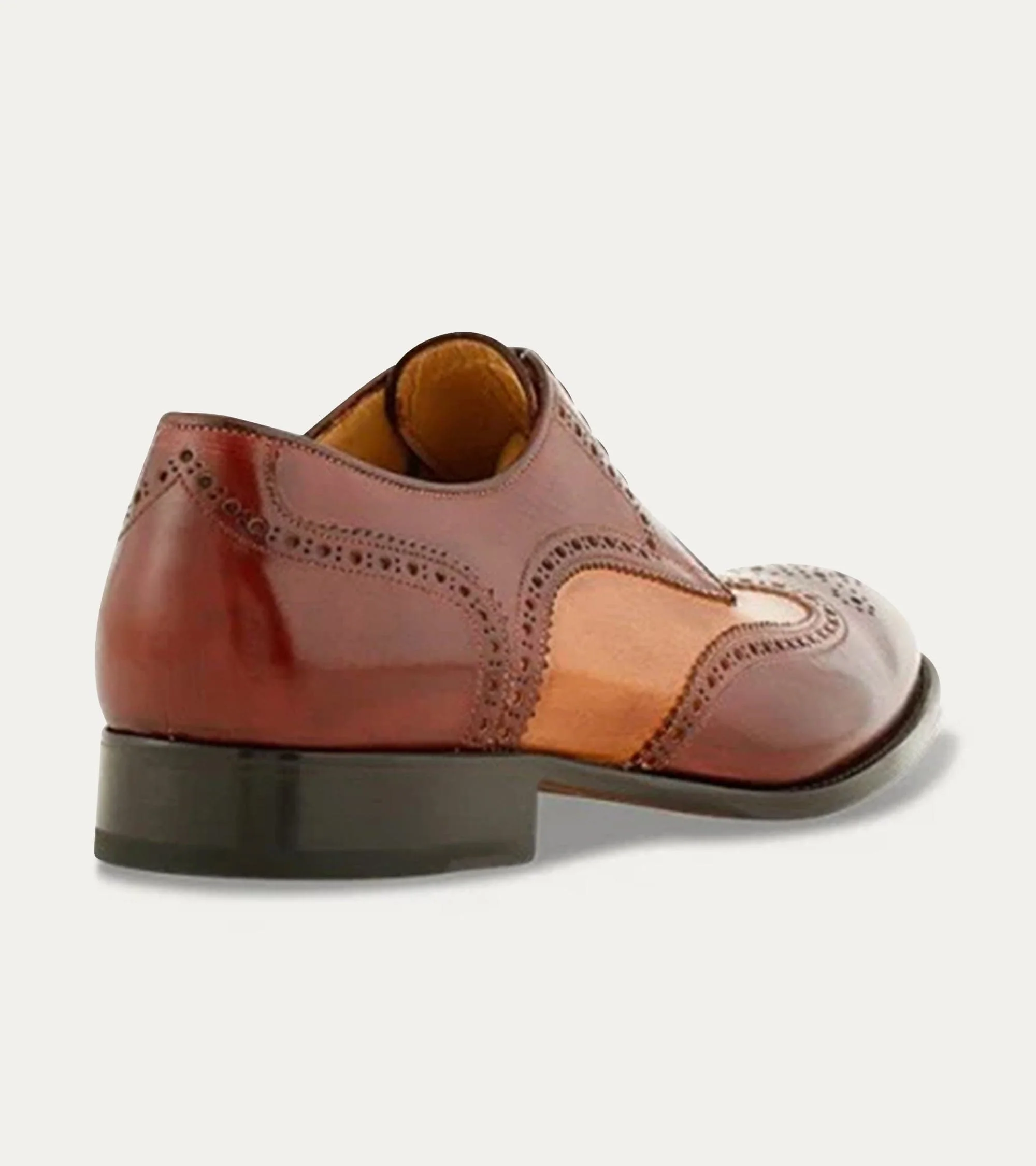 Wingtip Wine And Cuoio - Image 3